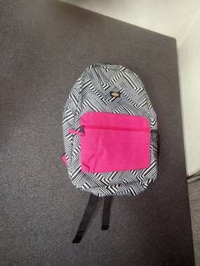 Dickies Freshman Backpack II-BP12811 Black White Geometric Pink